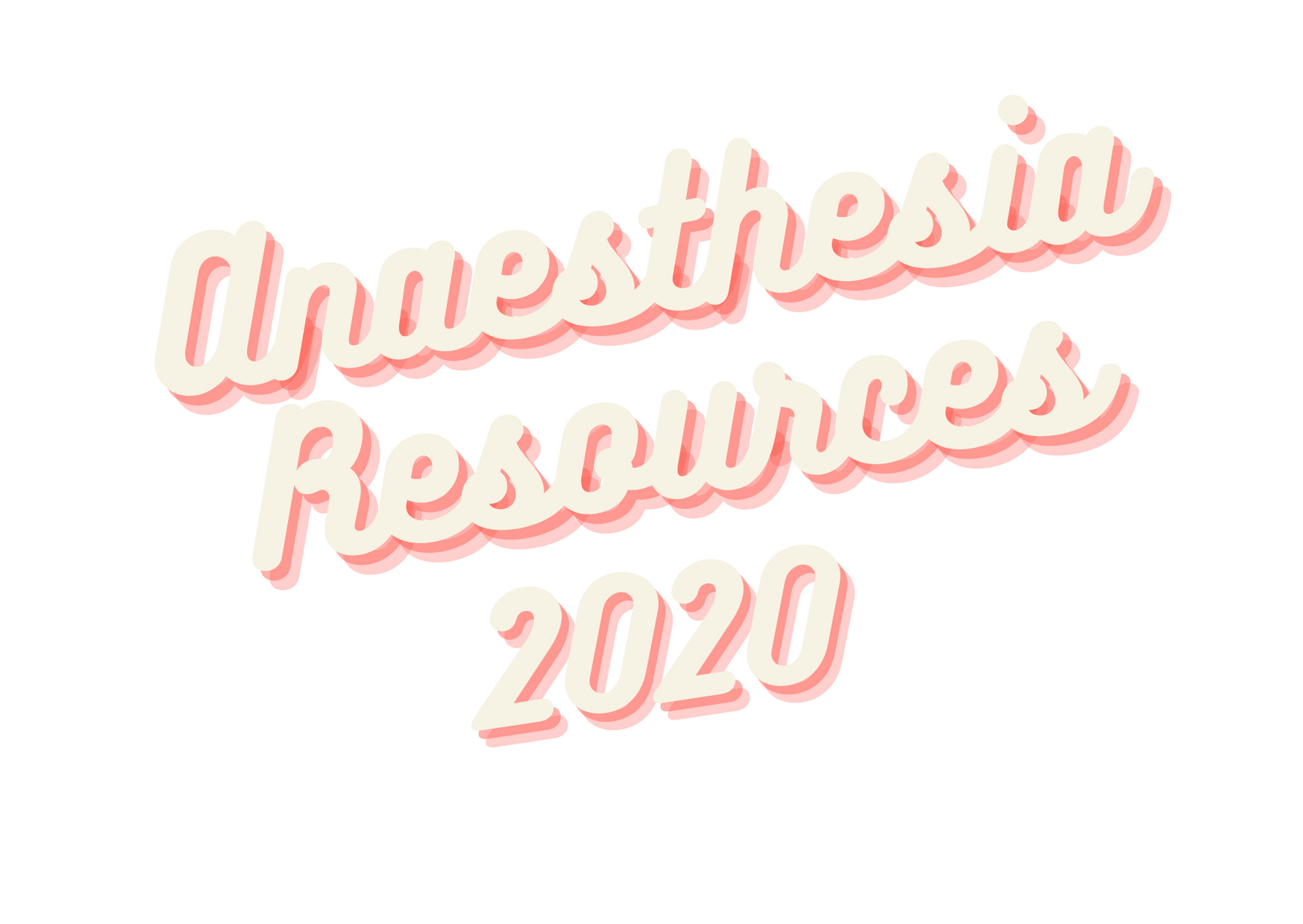 Nuestros recursos de anestesia favoritos en 2020