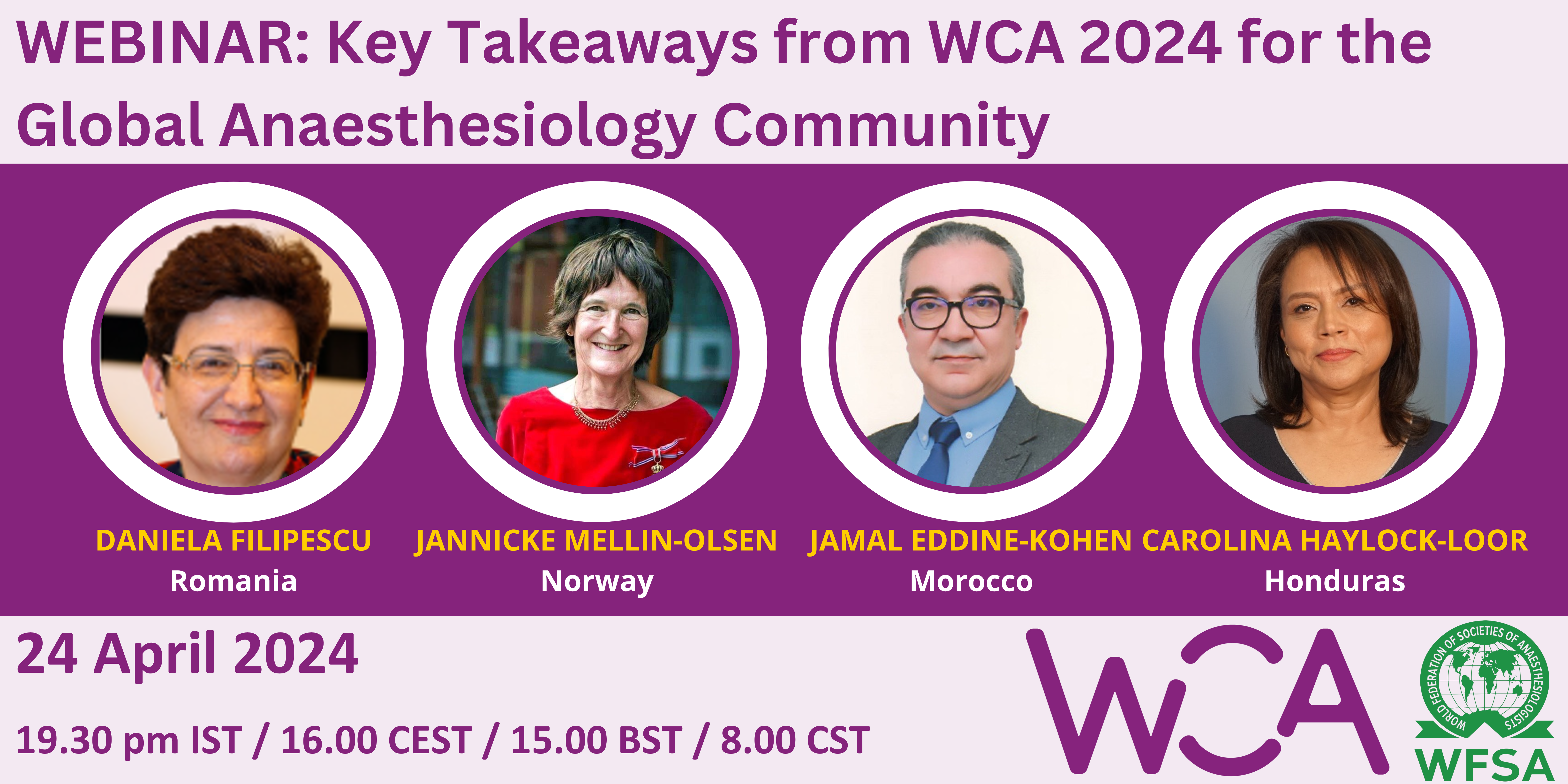 Webinar: Key takeaways from WCA 2024