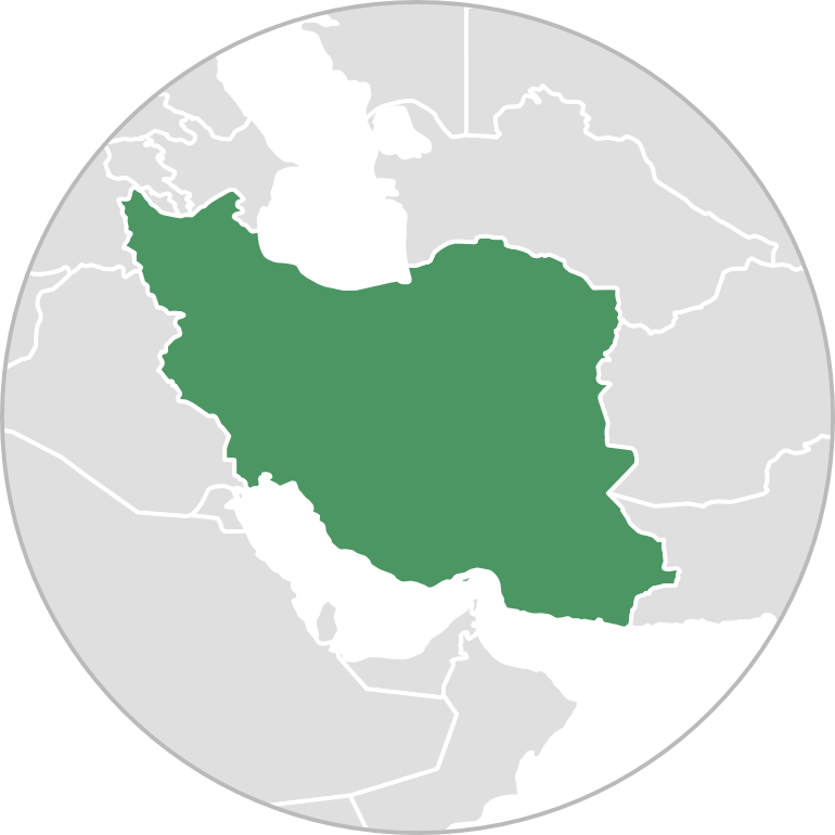 Carte de l'Iran